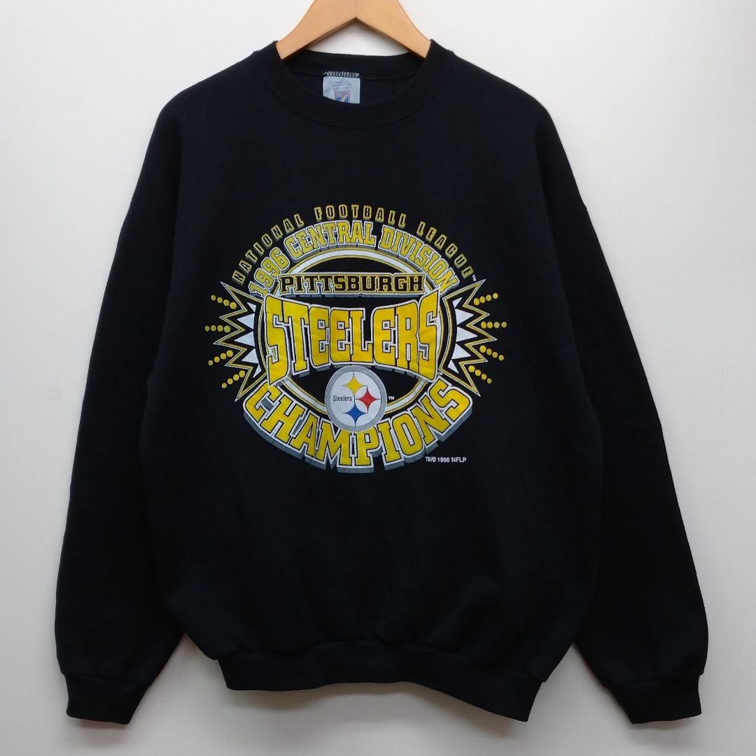 VINTAGE ピッツバーグ・スティーラーズ NFL LOGO7 USA製 スウェット L