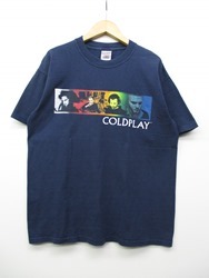 COLDPLAY コールドプレイ TWISTED LOGIC TOUR 2005 GILDAN Tシャツ M
