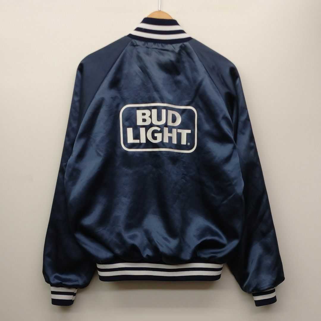 VINTAGE BUD LIGHT バドライト USA製 ナイロンスタジャン M