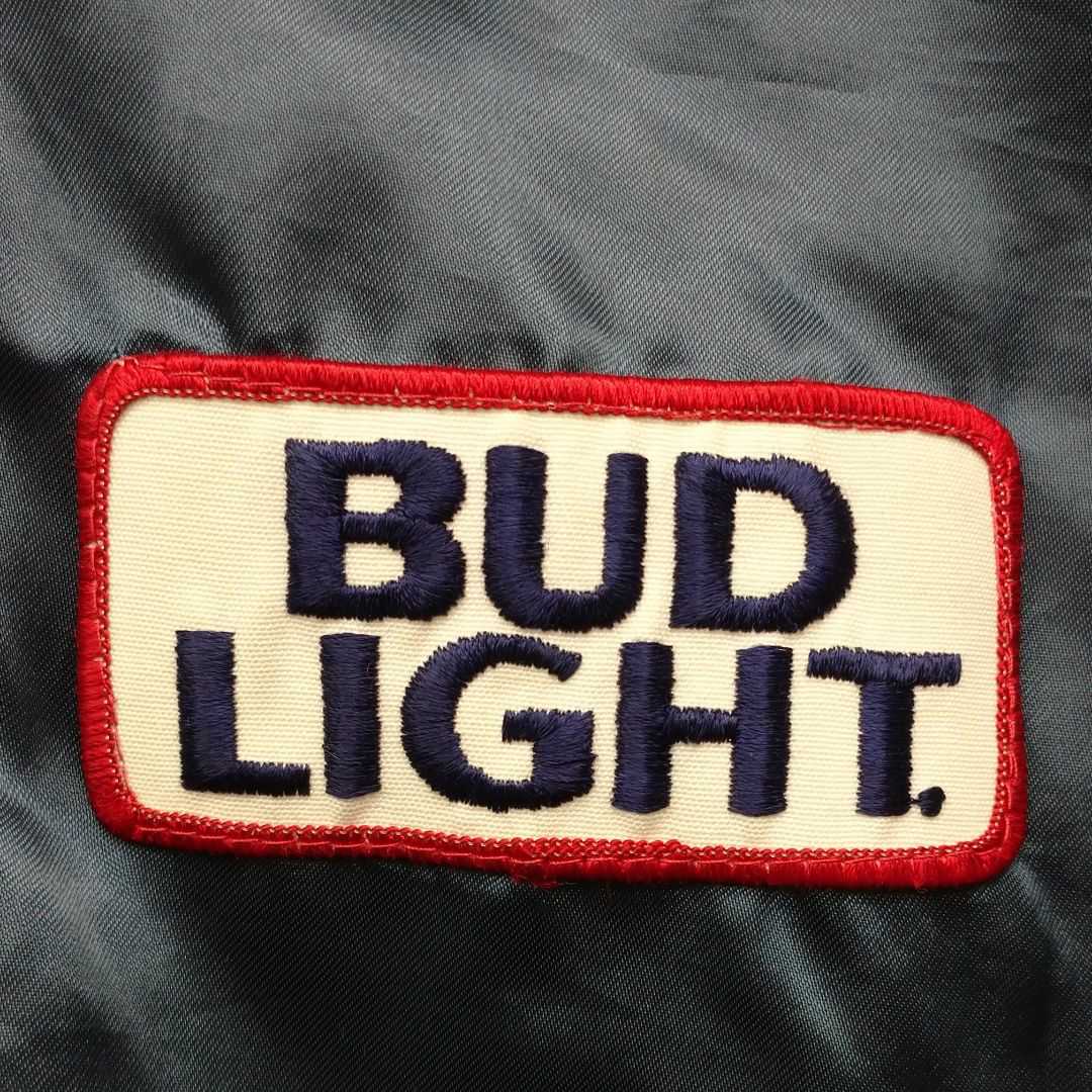 VINTAGE BUD LIGHT バドライト USA製 ナイロンスタジャン M