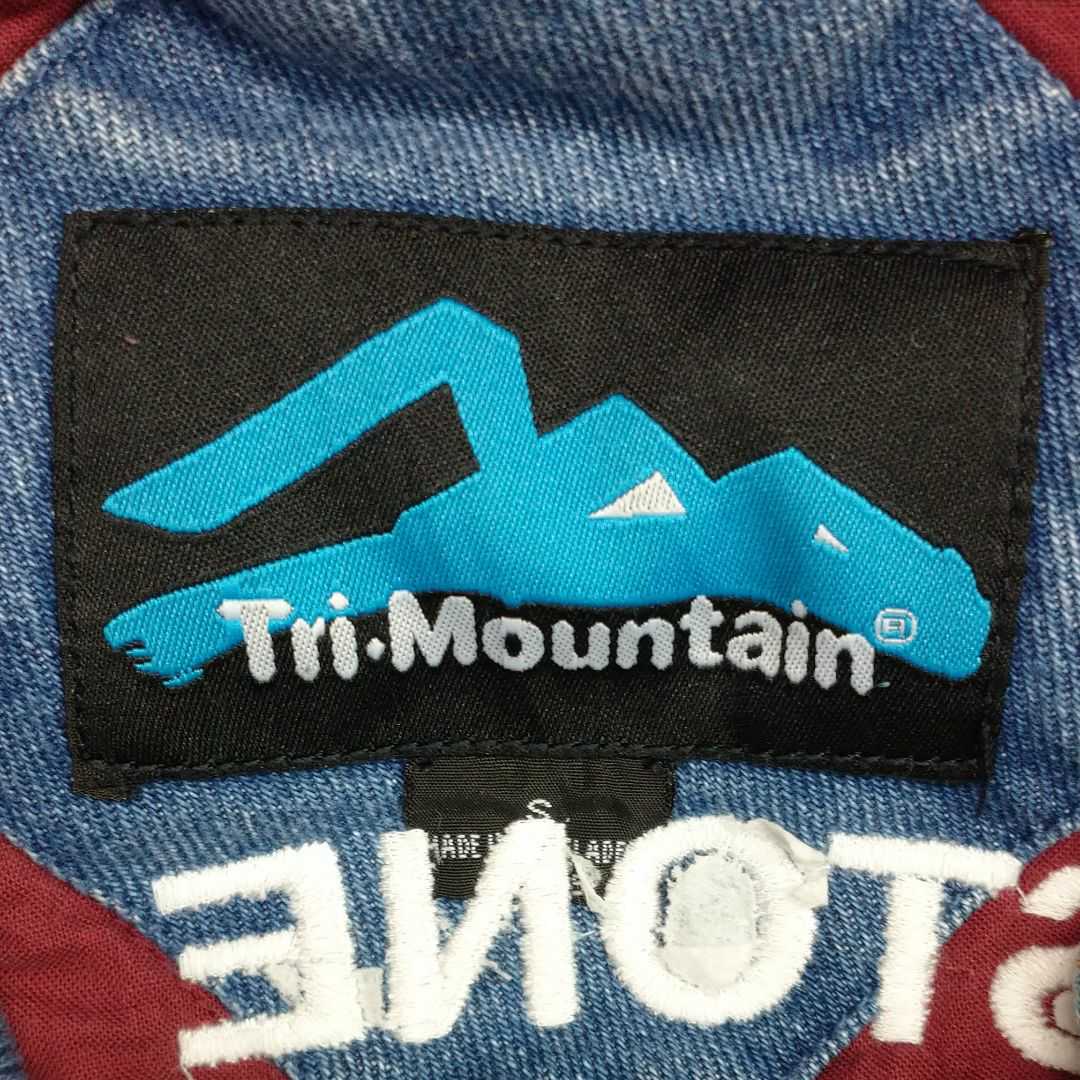 Tri Mountain 刺繍 デニムスタジャン S