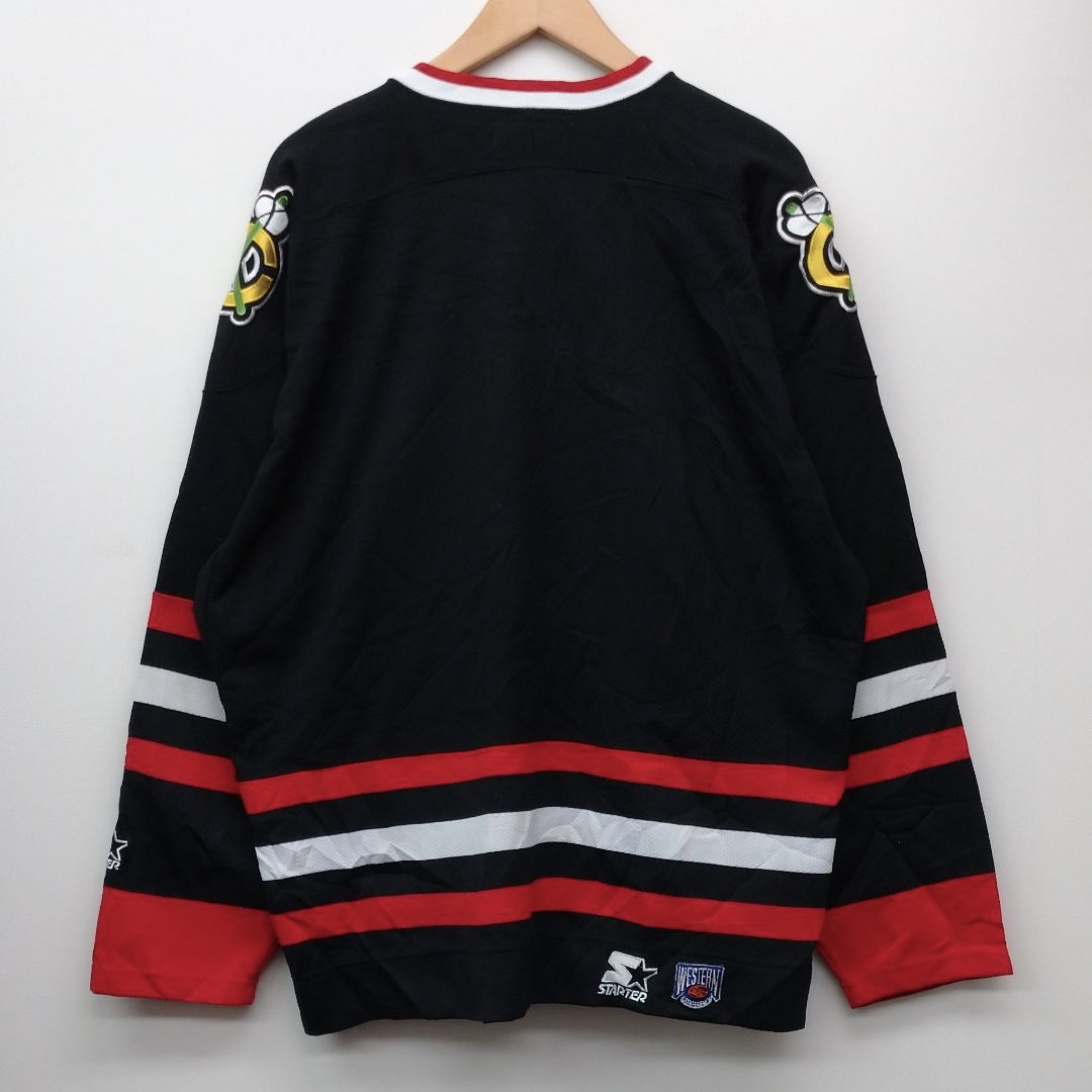 超希少　新品タグ付き　LIQUID BLUE 　NHL シカゴ　ブラックホークス柄デザインプリント