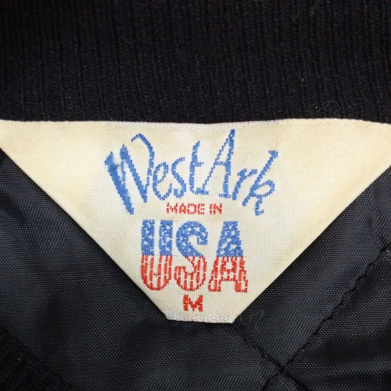 一番人気USA製 WestArk CHEVROLET シボレー CORVETTE コルベット 40周年 ナイロンスタジャン Mサイズ ジャンパー、ジャケット