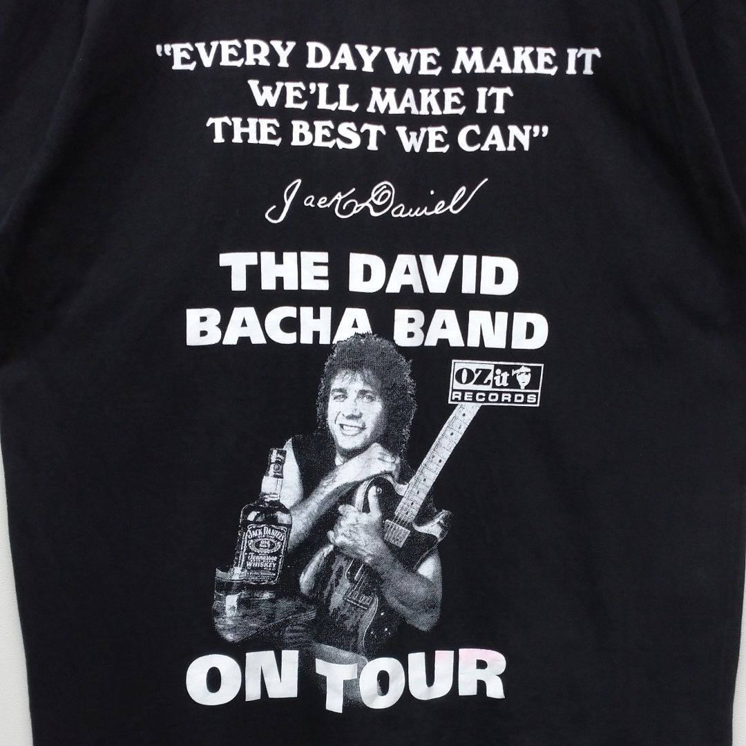 The David Bacha Band Jack Daniel's Hanes USA製 Tシャツ XL