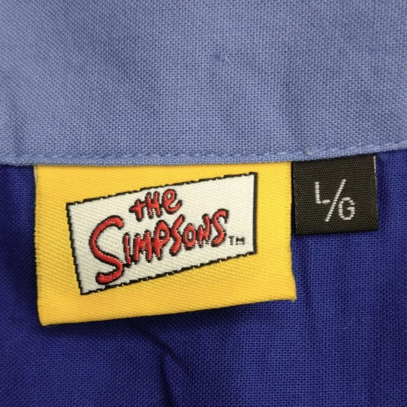 ザ・シンプソンズ The Simpsons ボーリングシャツ Lシャツ