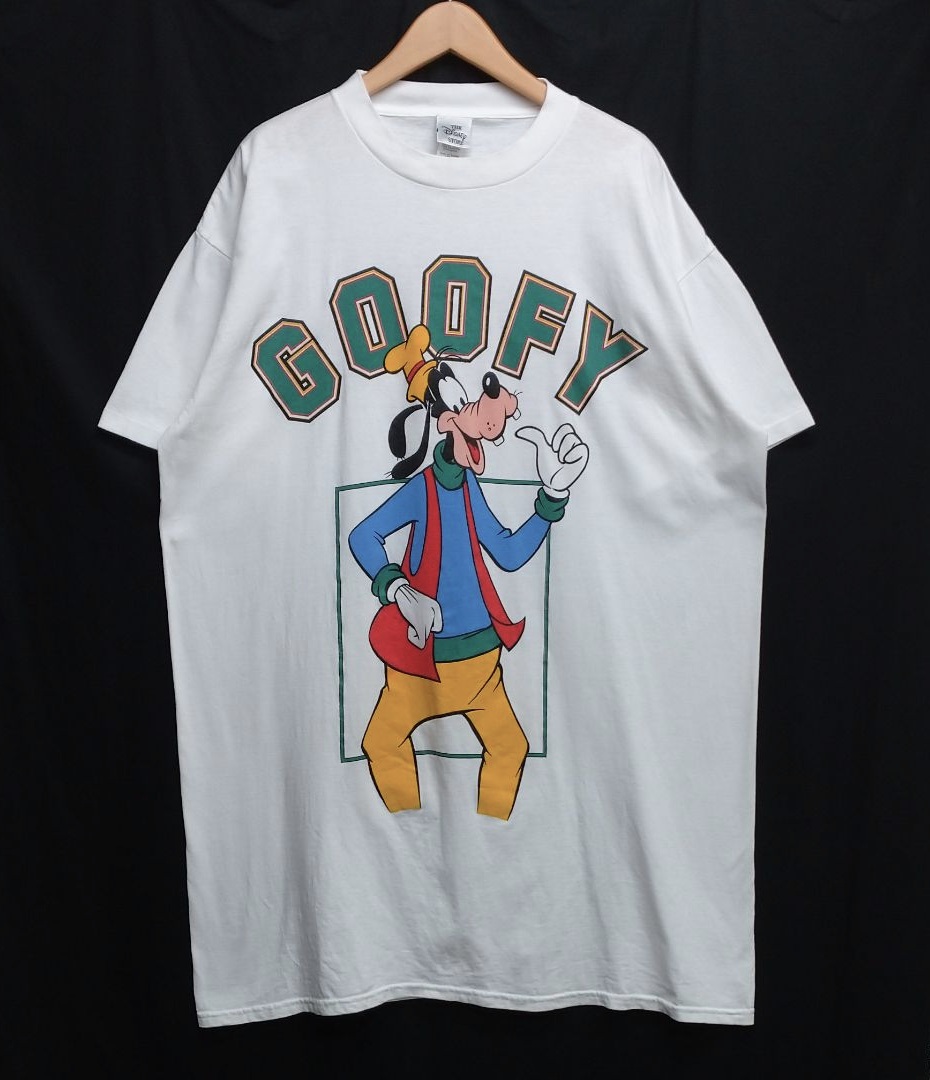 グーフィー GOOFY ディズニー USA製 Tシャツワンピース フリーサイズ