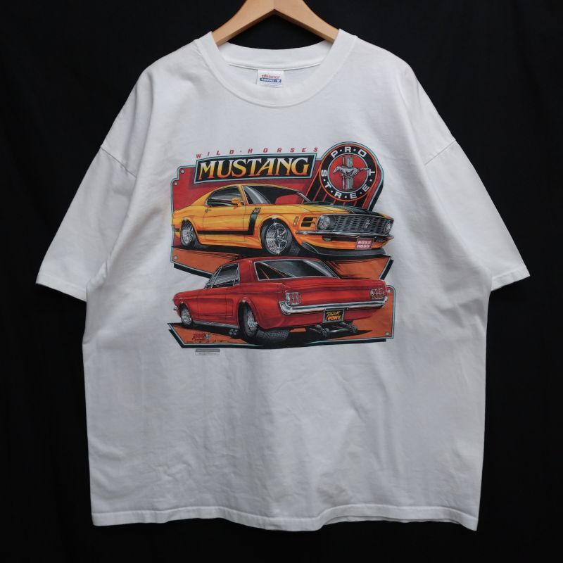 MUSTANG マスタング Hanes Tシャツ 2XL - Tシャツ/カットソー(半袖/袖なし)