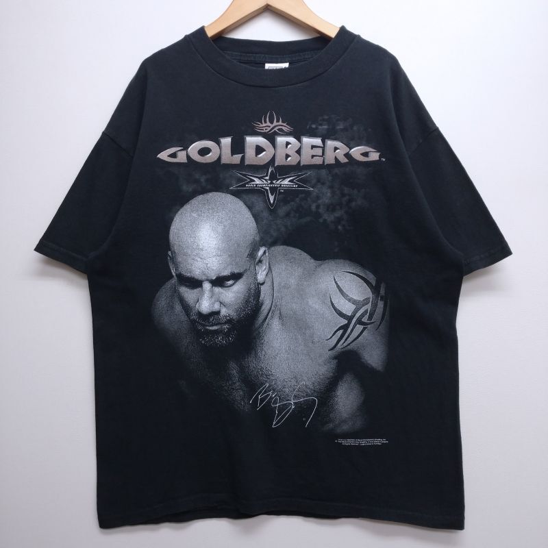 VINTAGE Bill Goldberg ビル・ゴールドバーグ WCW Tシャツ L