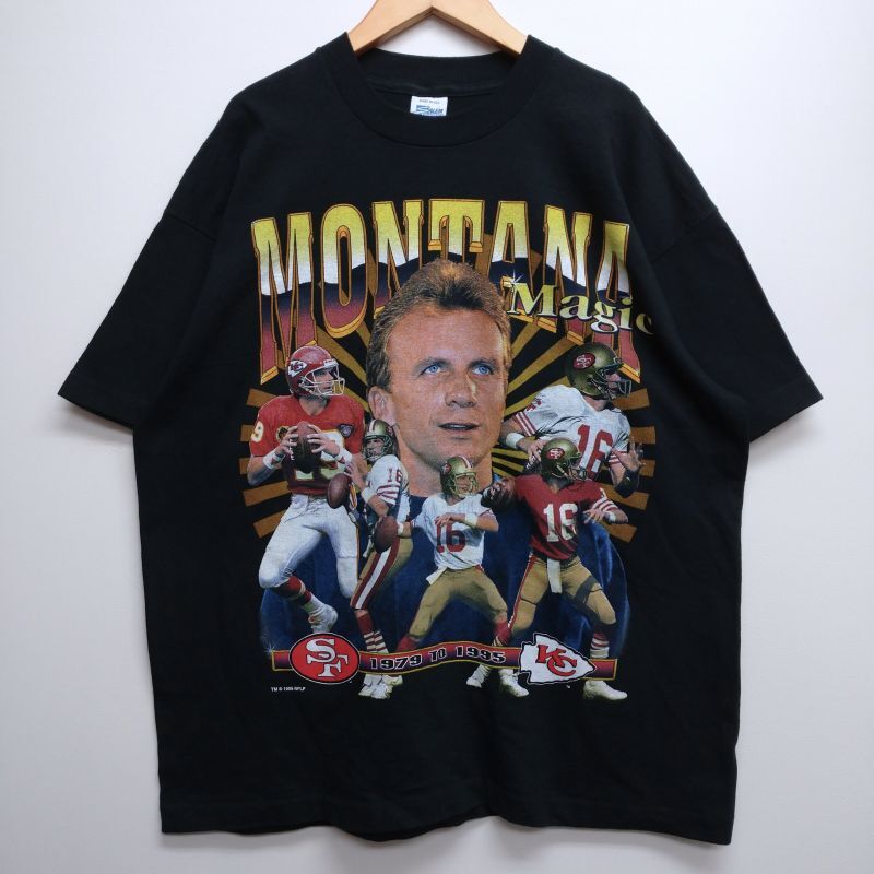 NFL ジョー・モンタナ 殿堂入り記念Tシャツ 49ers サンフランシスコ 